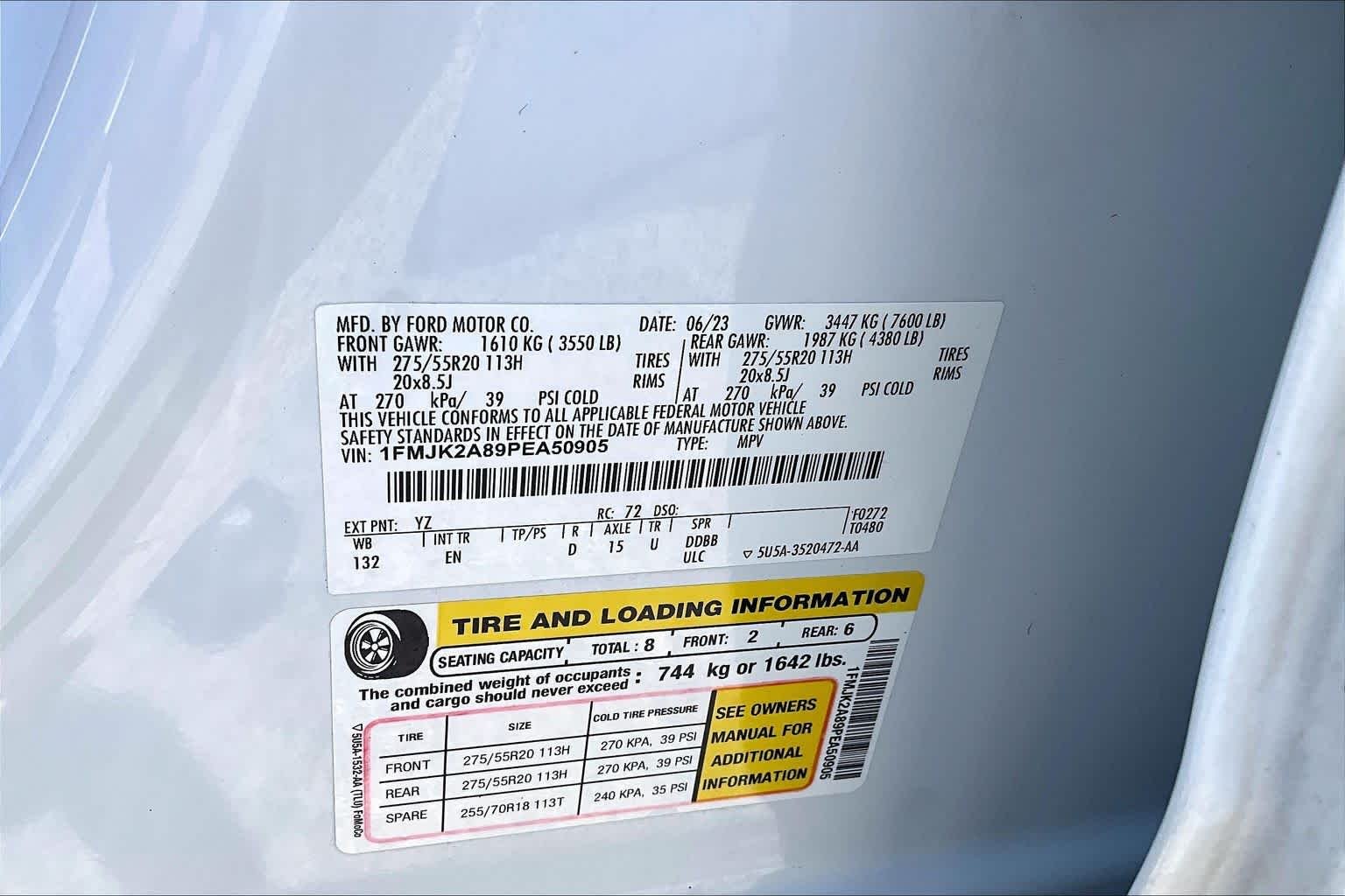Certified Used 2023 Oxford White Ford Limited image 44