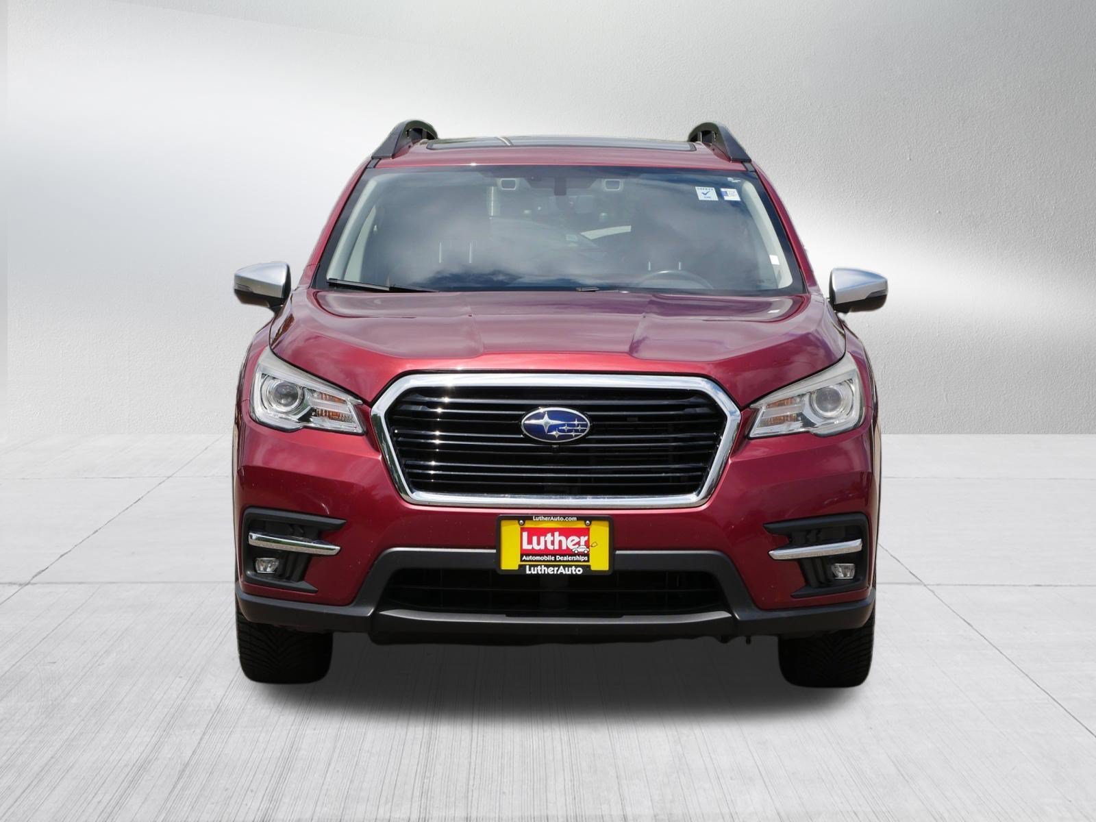Used 2019 Crimson Red Pearl Subaru Touring image 2