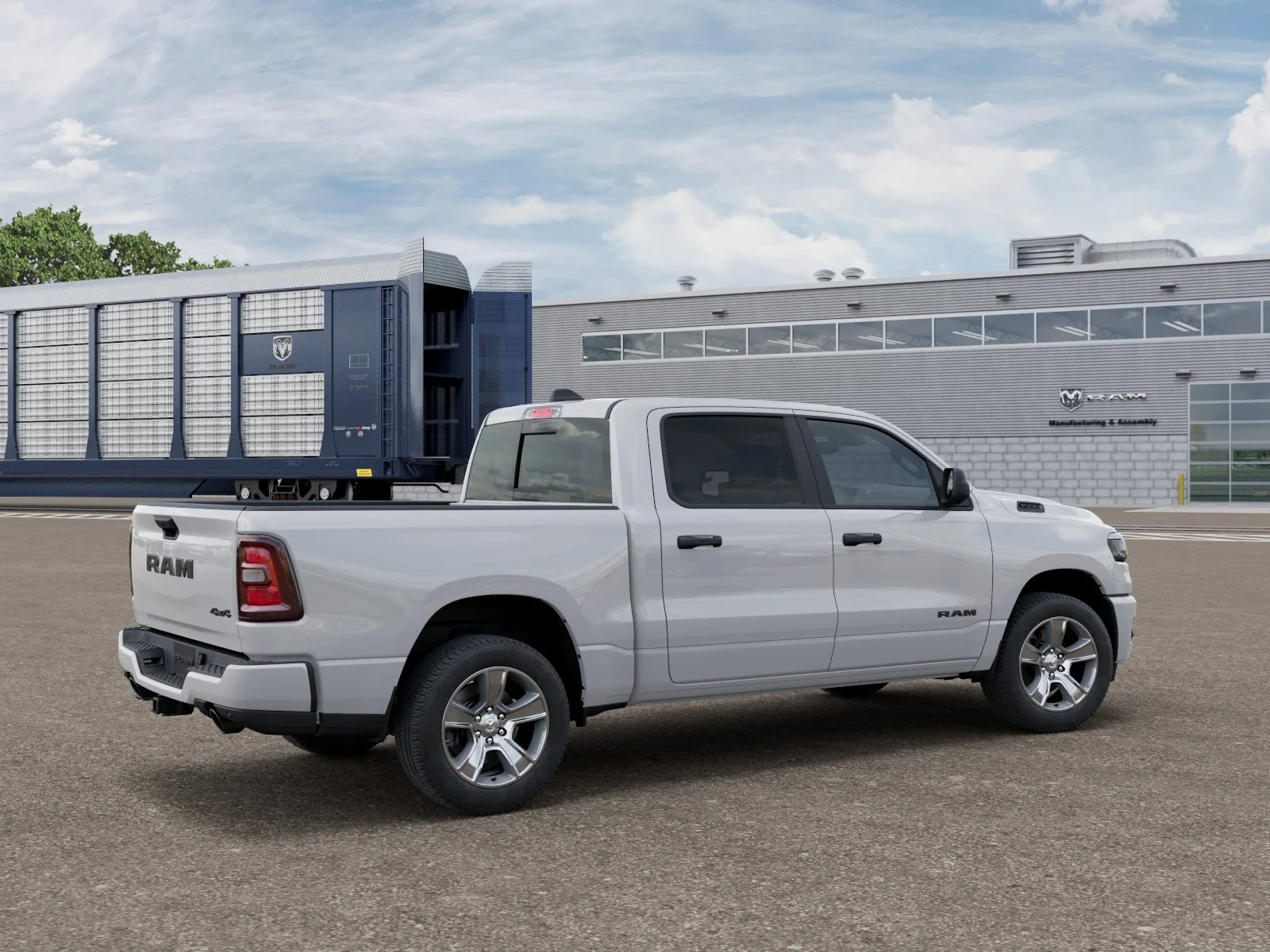 New 2026 Bright White Clear-Coat Exterior Paint RAM  image 2