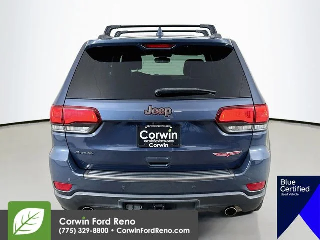 Used 2021 Pacific Blue Clearcoat Jeep Trailhawk image 8