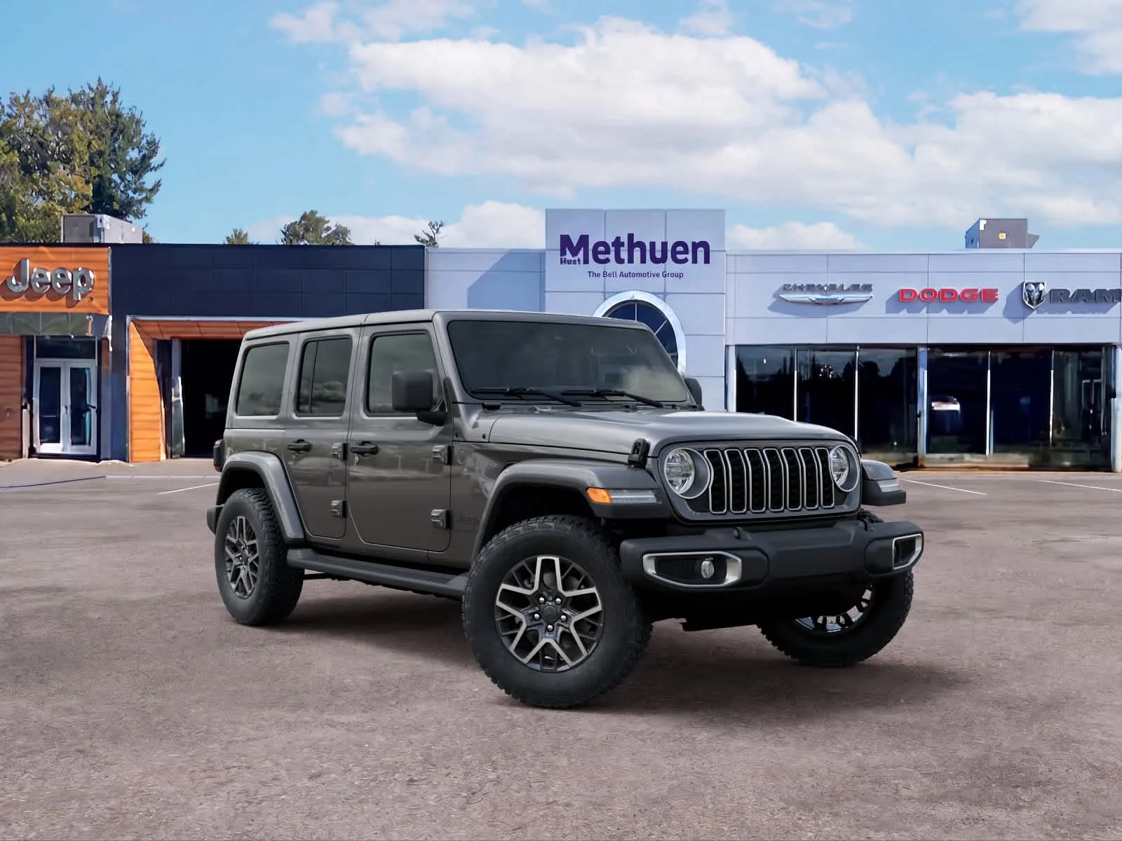 New 2027 Granite Crystal Metallic Clearcoat Jeep Sahara image 5