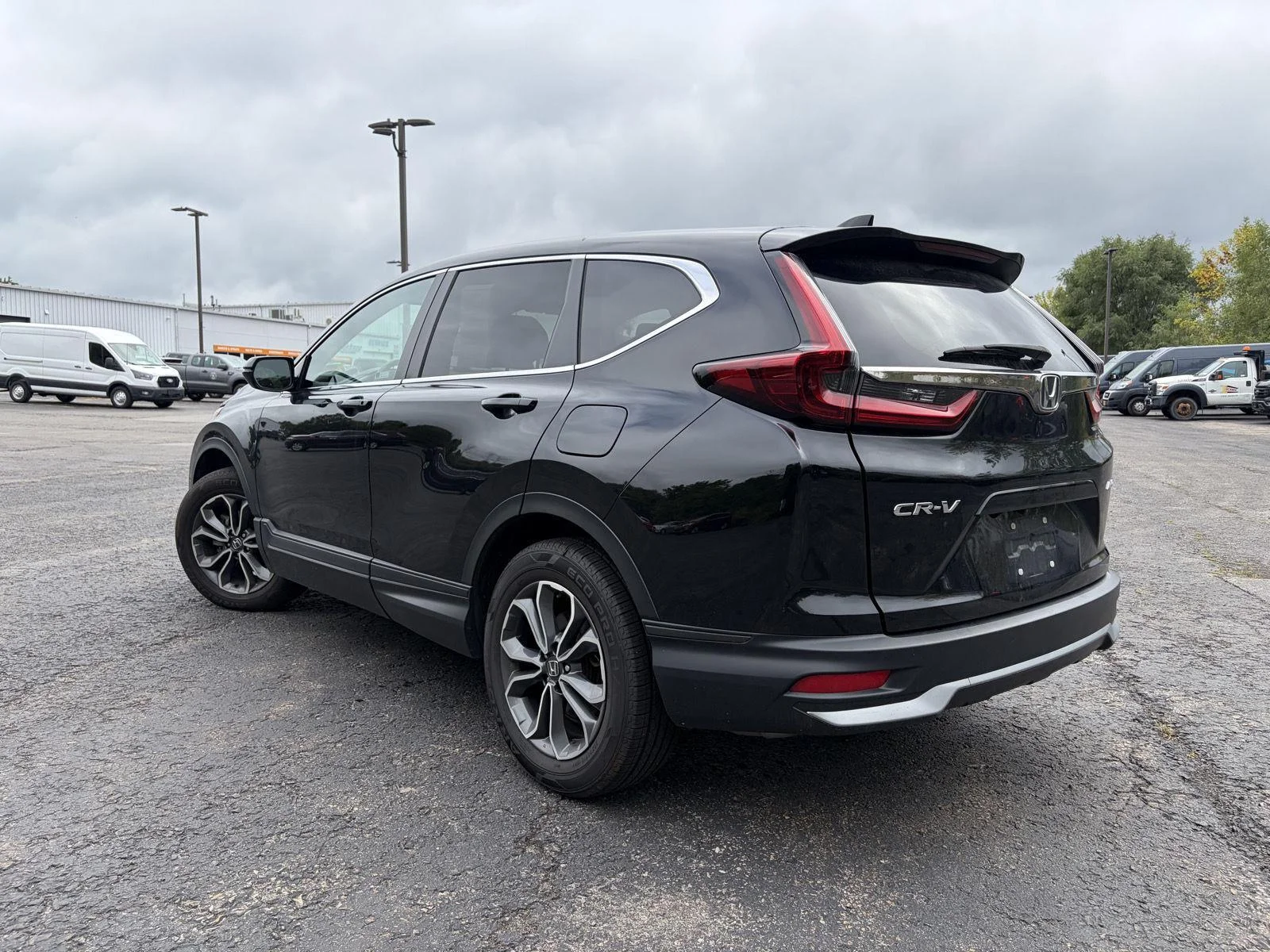 Used 2021 Crystal Black Pearl Honda EX image 3