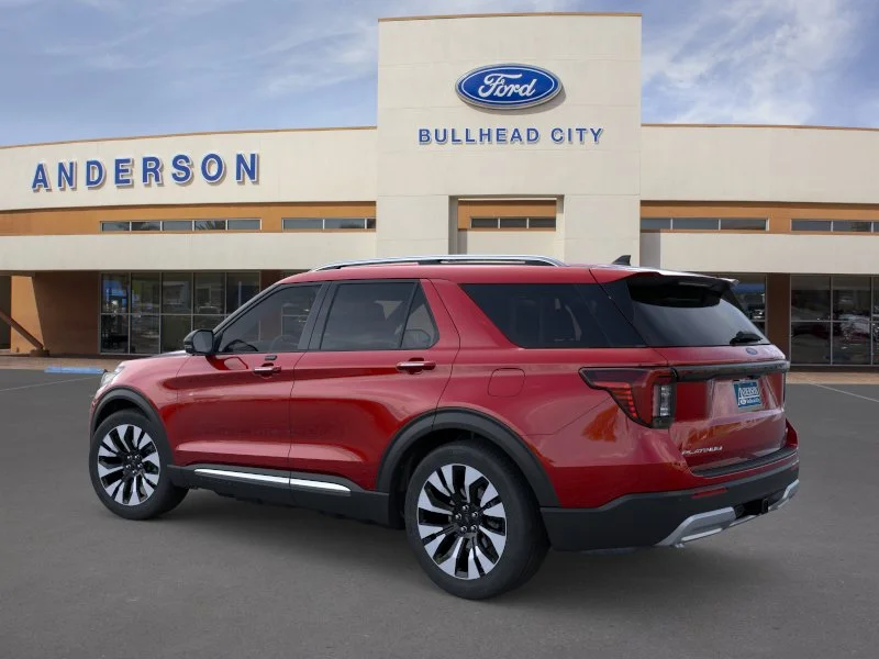 New 2026 Rapid Red Metallic Tinted Clearcoat Ford Platinum image 4