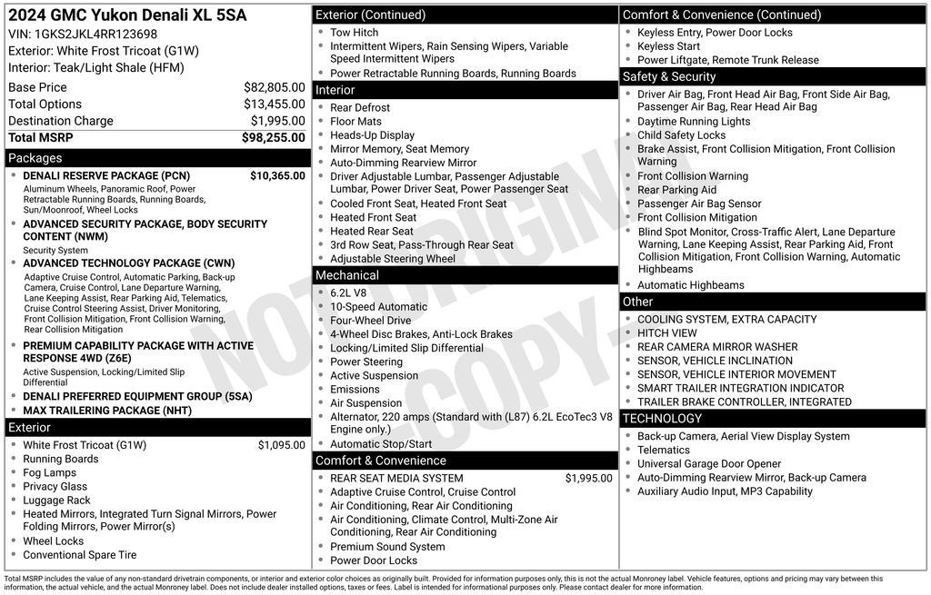 Certified Used 2024 White GMC Denali image 29