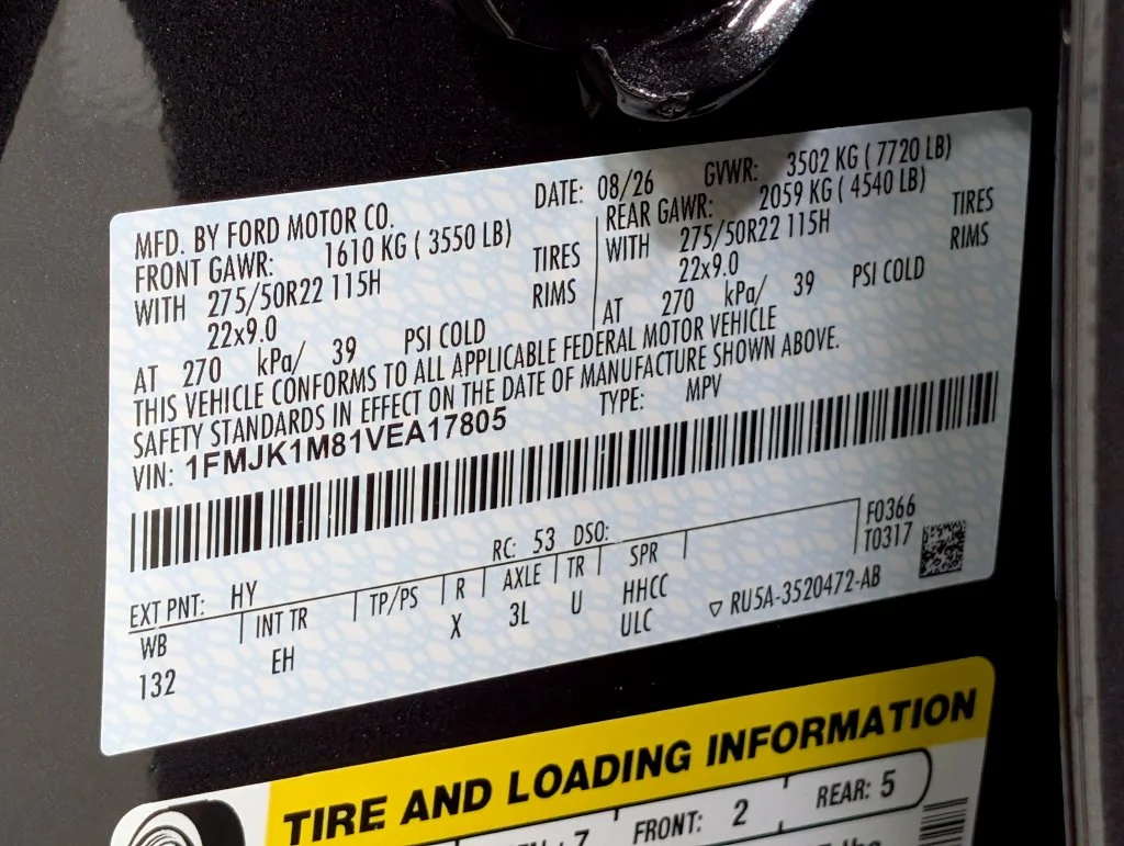 New 2027 Dark Matter Gray Metallic Ford MAX Platinum image 29