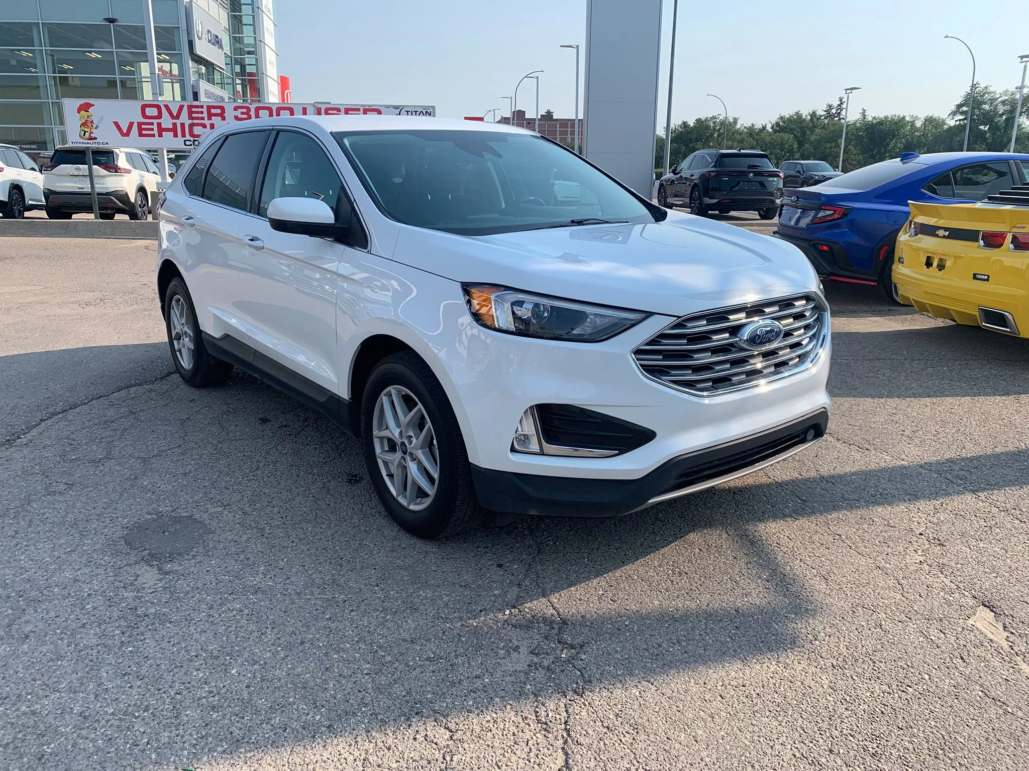 Certified Used 2022 Oxford White Ford SEL AWD*Htd Seats | Htd Wheel | Remote Start | Lane Keep Assist | Blind Spot Detection | CarPlay image 5