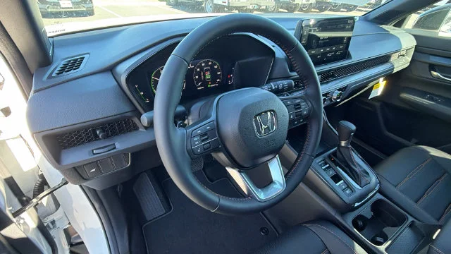 New 2027 Platinum White Pearl Honda Sport-L Hybrid AWD image 32