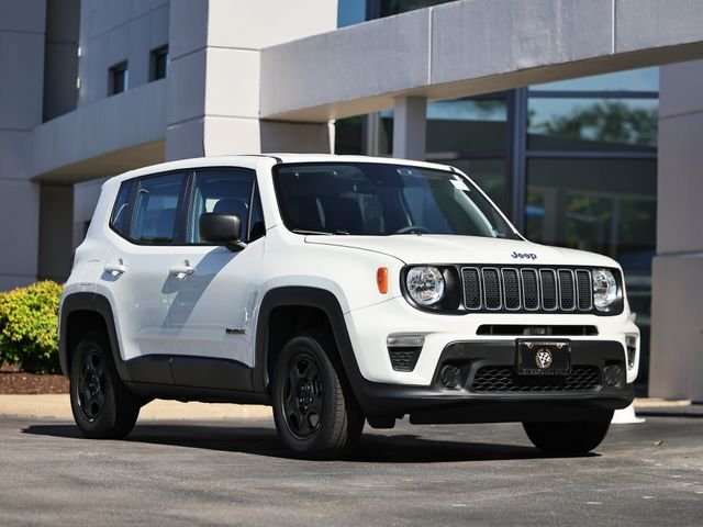 Used 2022 Alpine White Clearcoat Jeep Sport image 1
