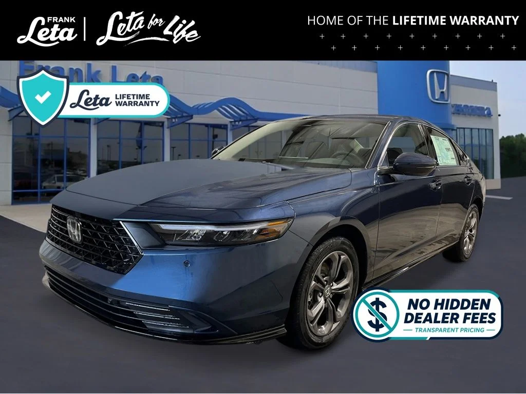 New 2026 Canyon River Blue Metallic Honda EX-L Hybrid image 1