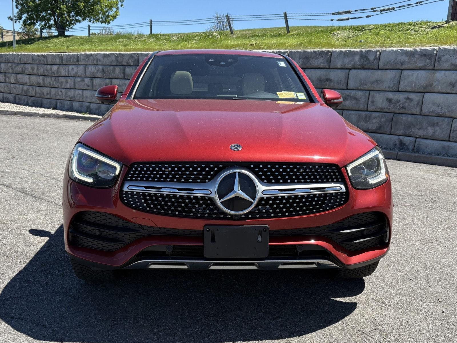 Used 2020 designo Cardinal Red Metallic Mercedes-Benz GLC 300 image 2
