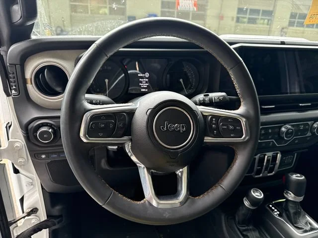 Used 2024 Bright White Clearcoat Jeep Sahara 4xe image 18
