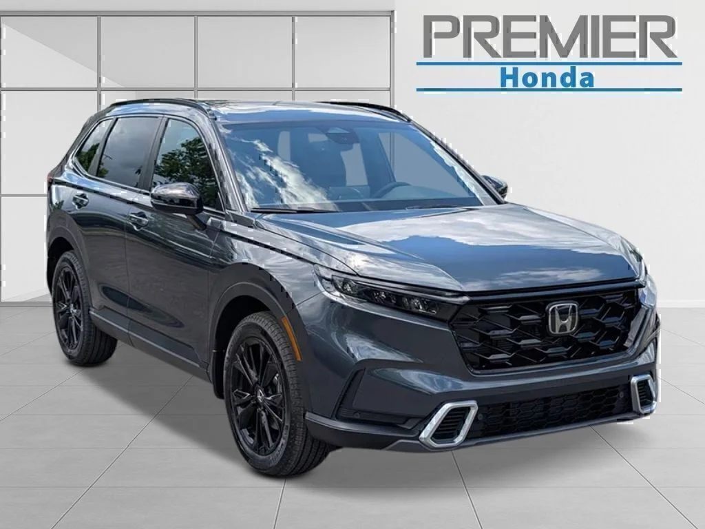New 2026 Meteorite Gray Metallic Honda AWD Sport Touring Hybrid image 7