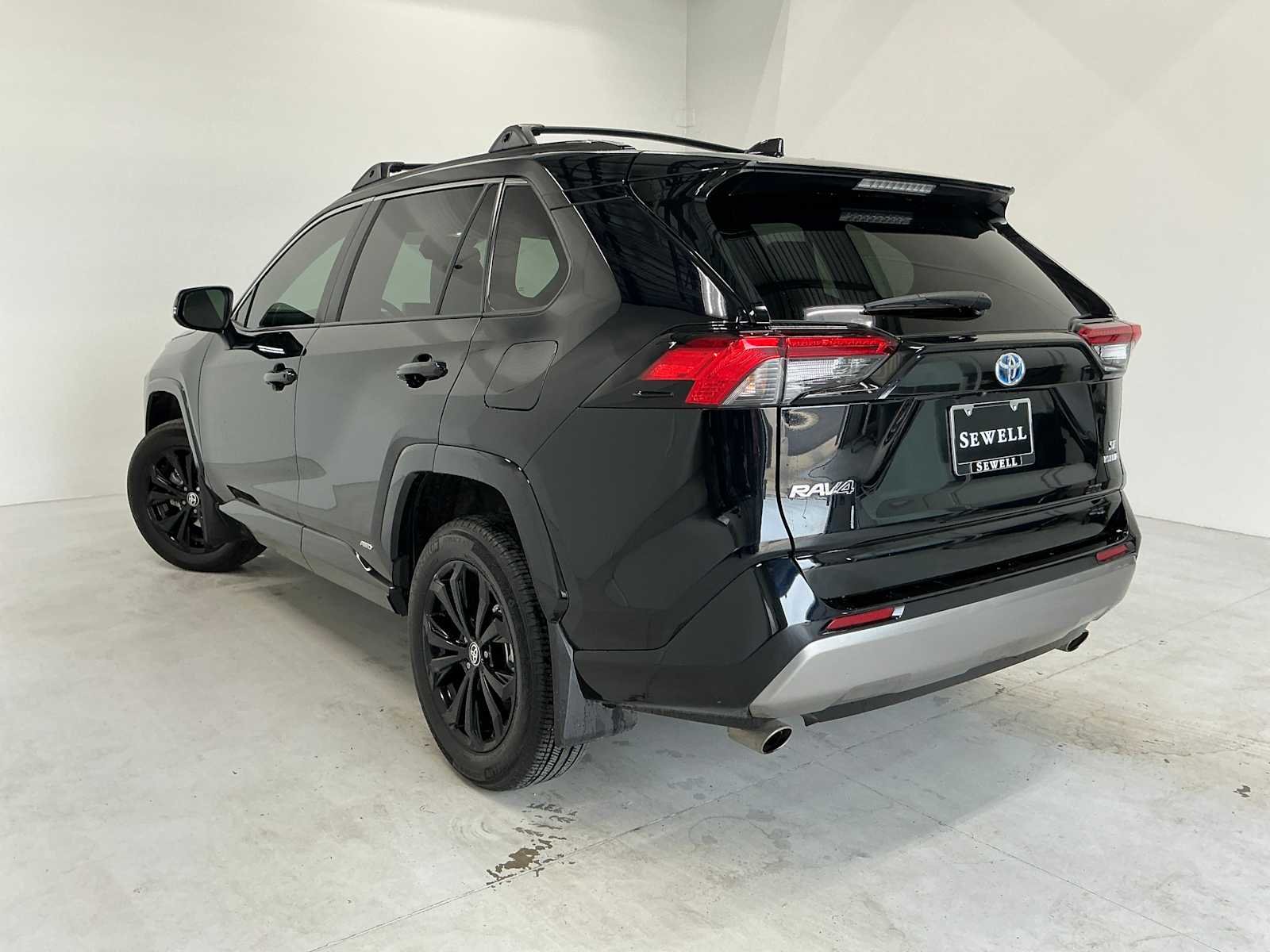 Used 2023 Midnight Black Metallic Toyota Hybrid SE image 6