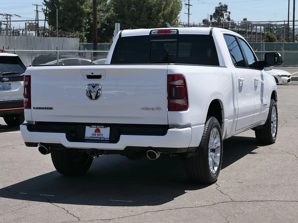 Used 2024 Bright White Clear Coat Ram Laramie image 4