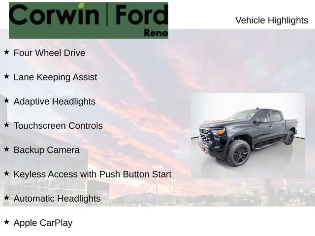 Certified Used 2024 Black Chevrolet Custom image 7