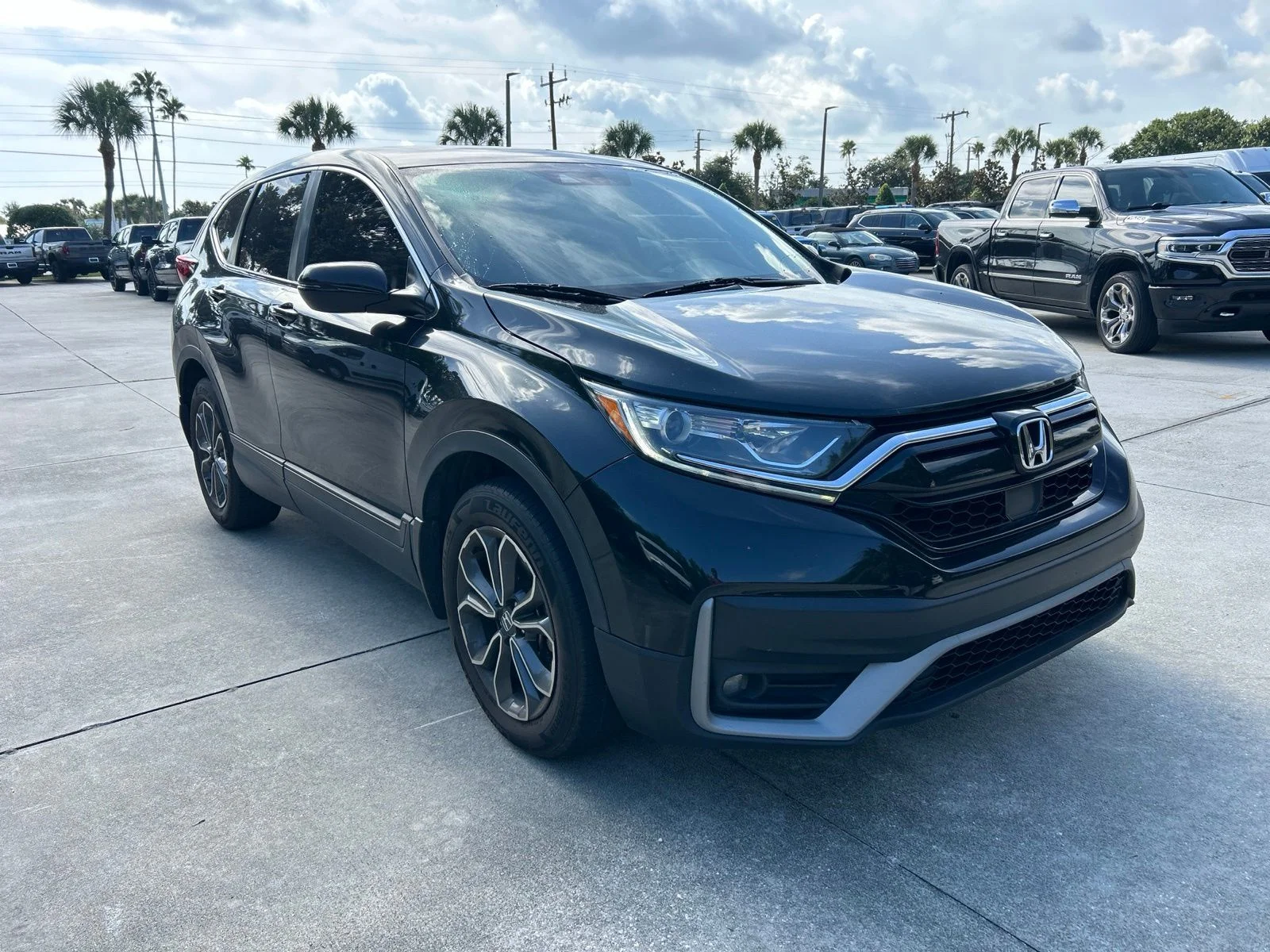 Used 2022 Crystal Black Pearl Honda EX image 8