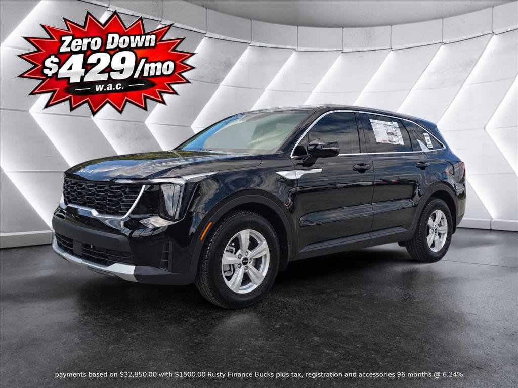 New 2026 Ebony Black Kia LX image 1