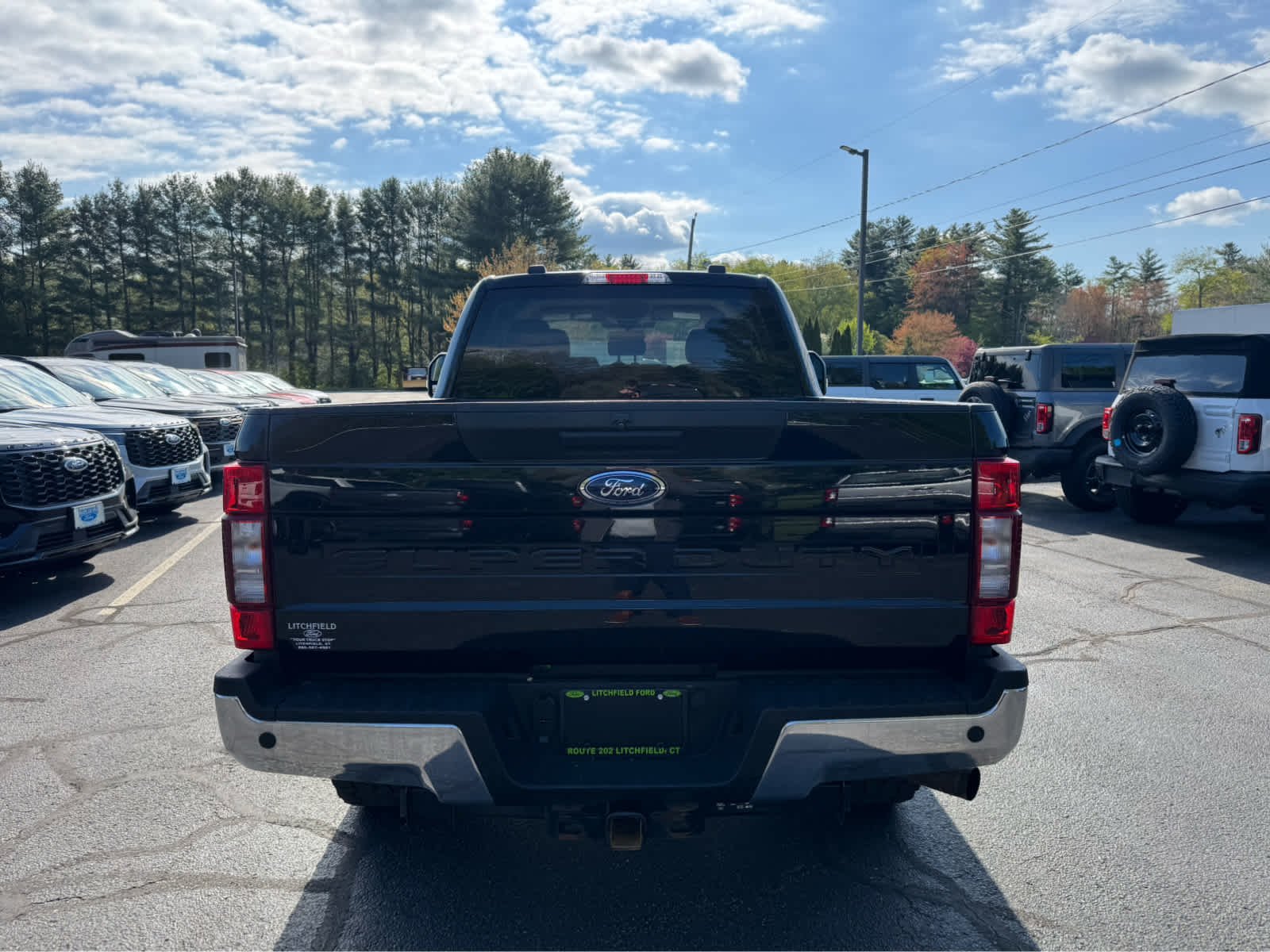 Used 2021 Agate Black Metallic Ford XLT image 4