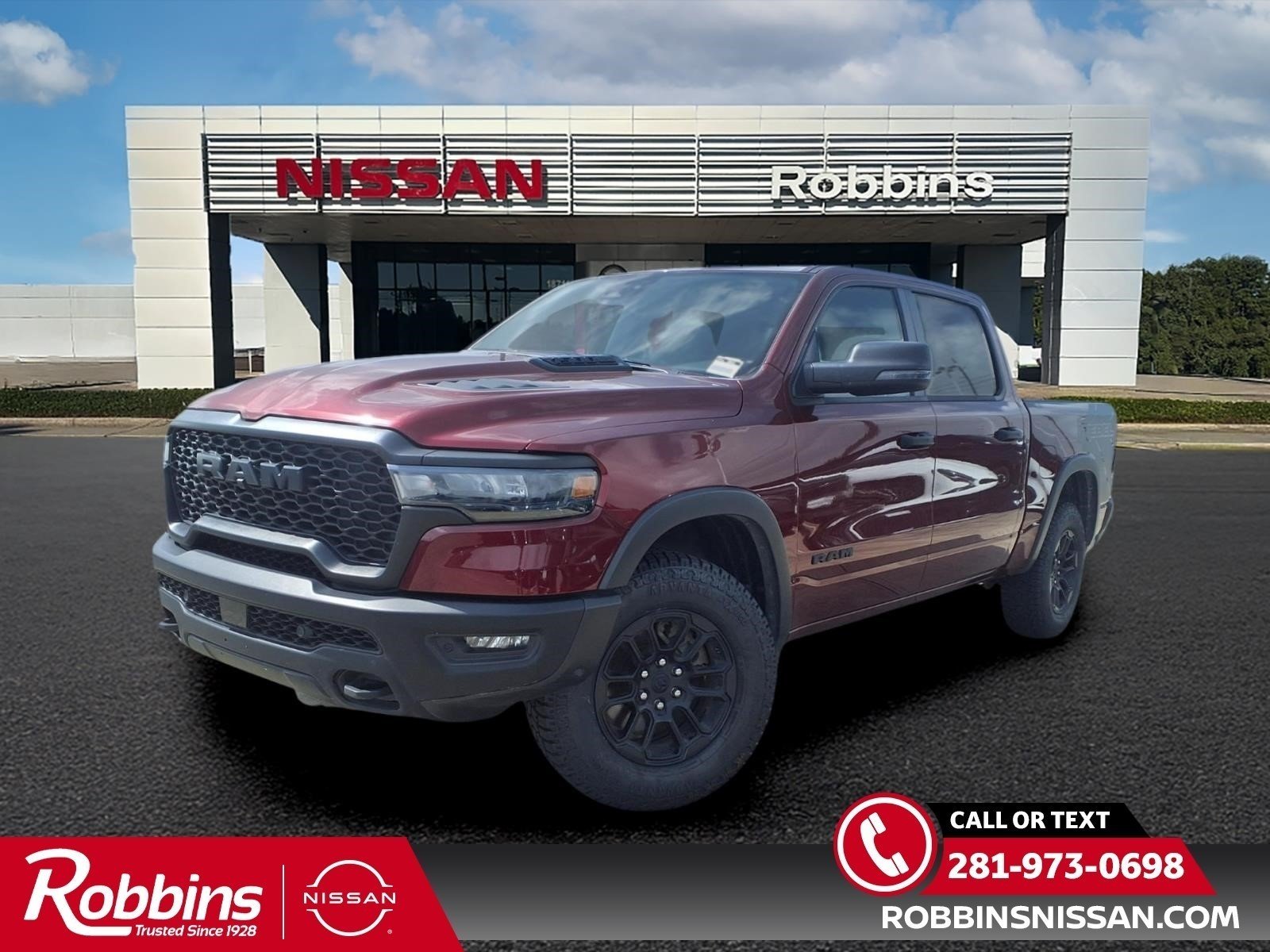 2025 Ram 1500 Rebel Red at Robbins Nissan