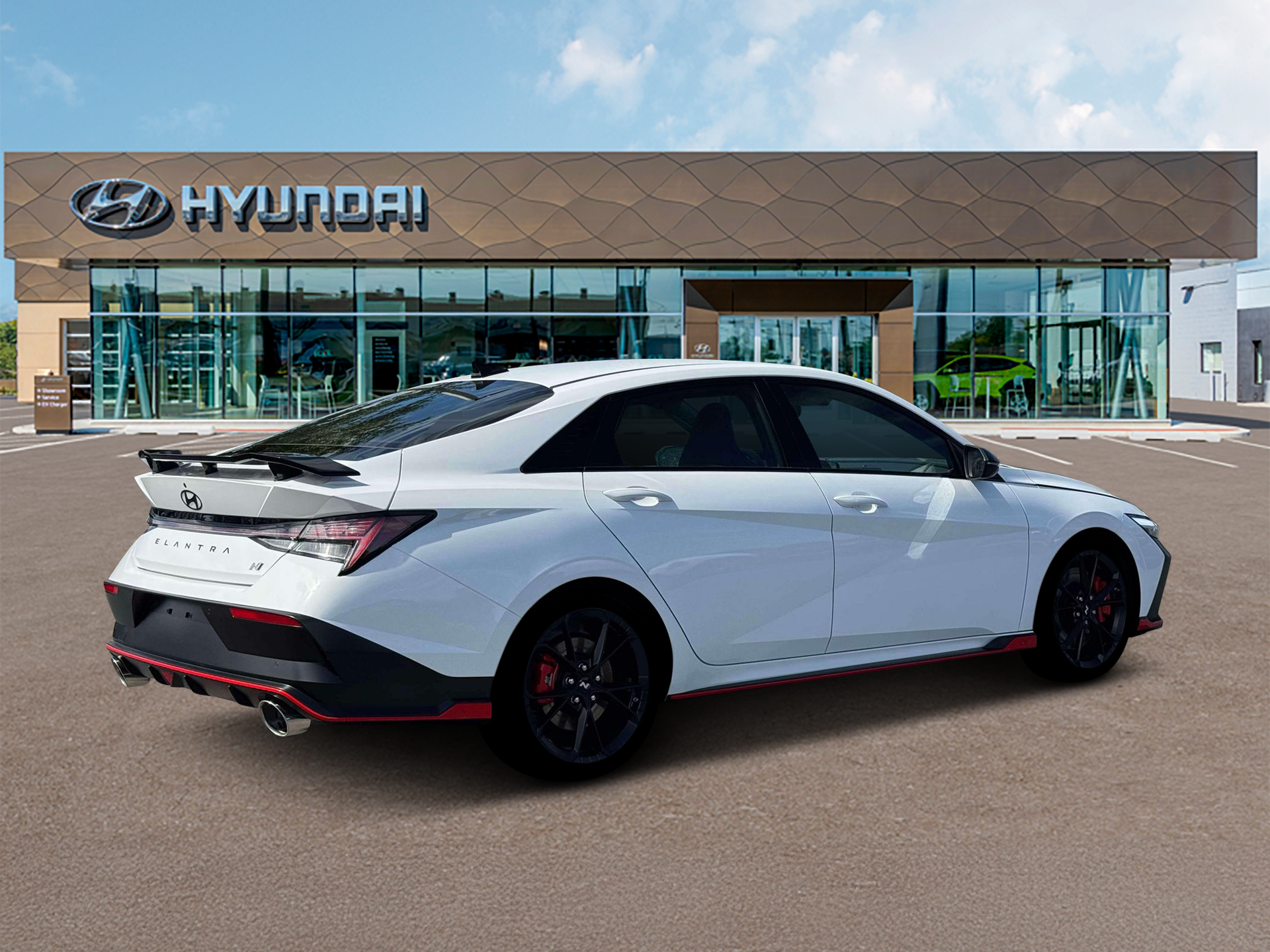 New 2026 Atlas White Hyundai Sedan image 8