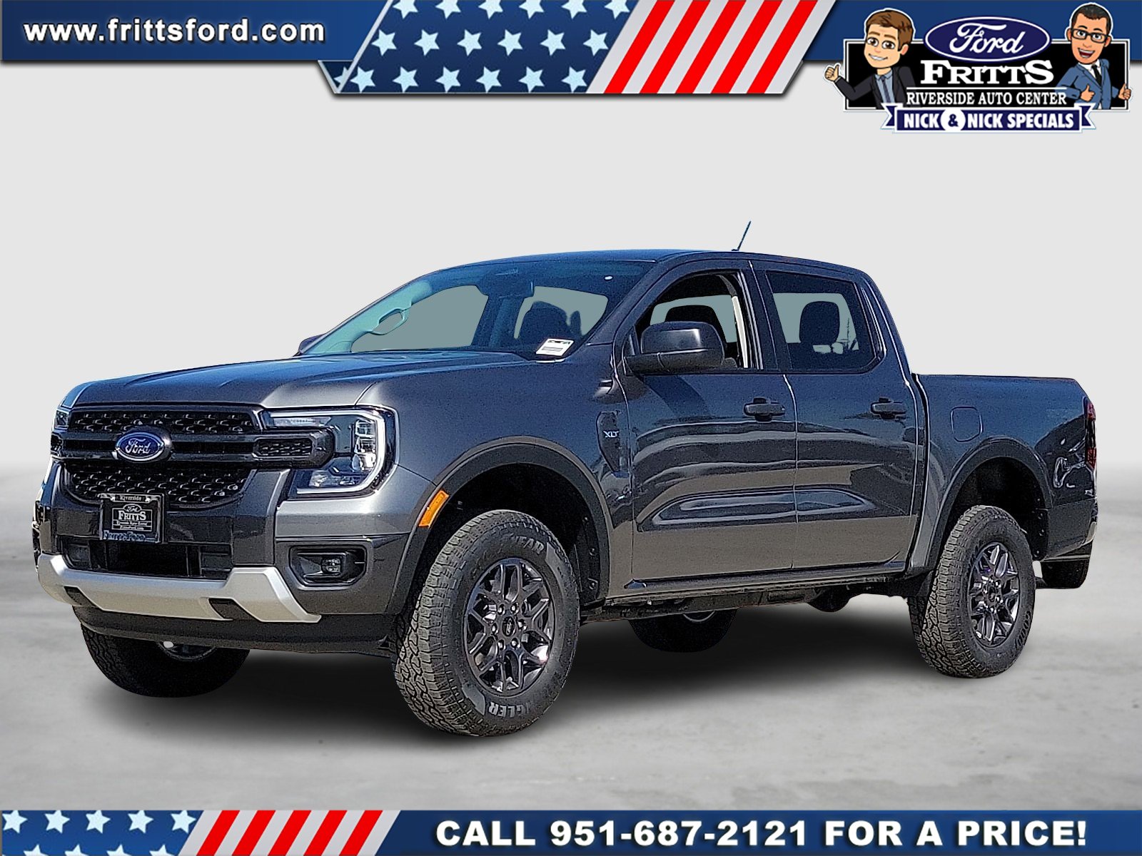 New 2026 Carbonized Gray Metallic Ford XLT image 1