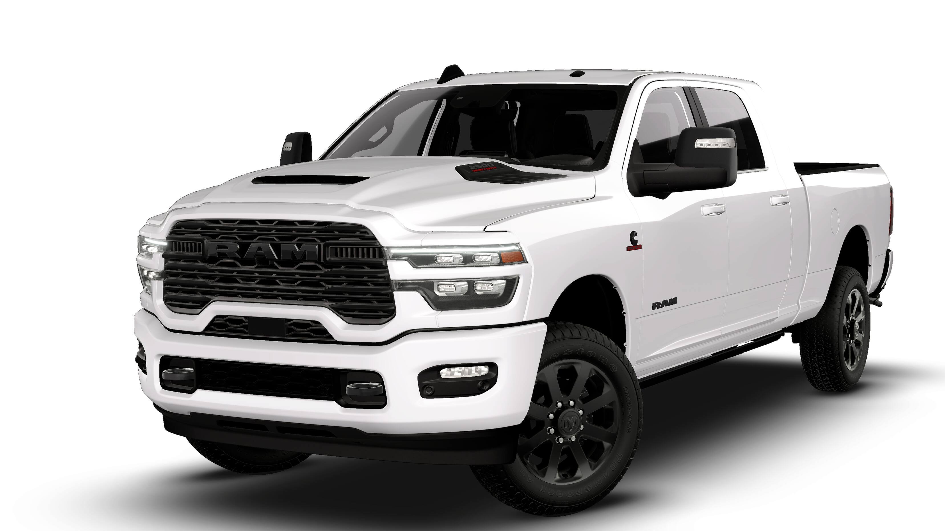 New 2026 Bright White Clear-Coat Exterior Paint RAM Laramie image 13