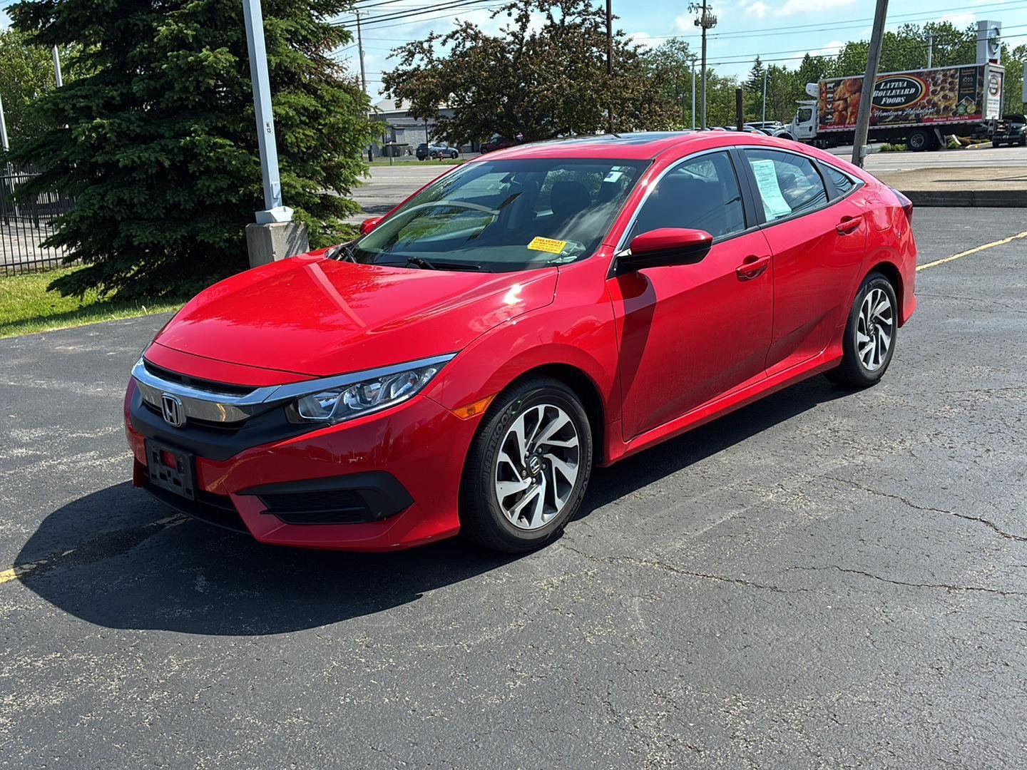 Used 2017 Burgundy Night Pearl Honda EX image 10
