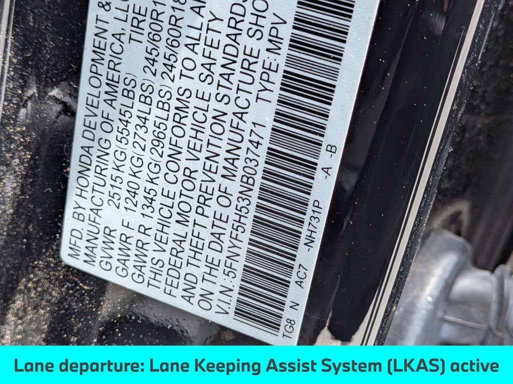 Used 2022 Black Honda EX-L image 31