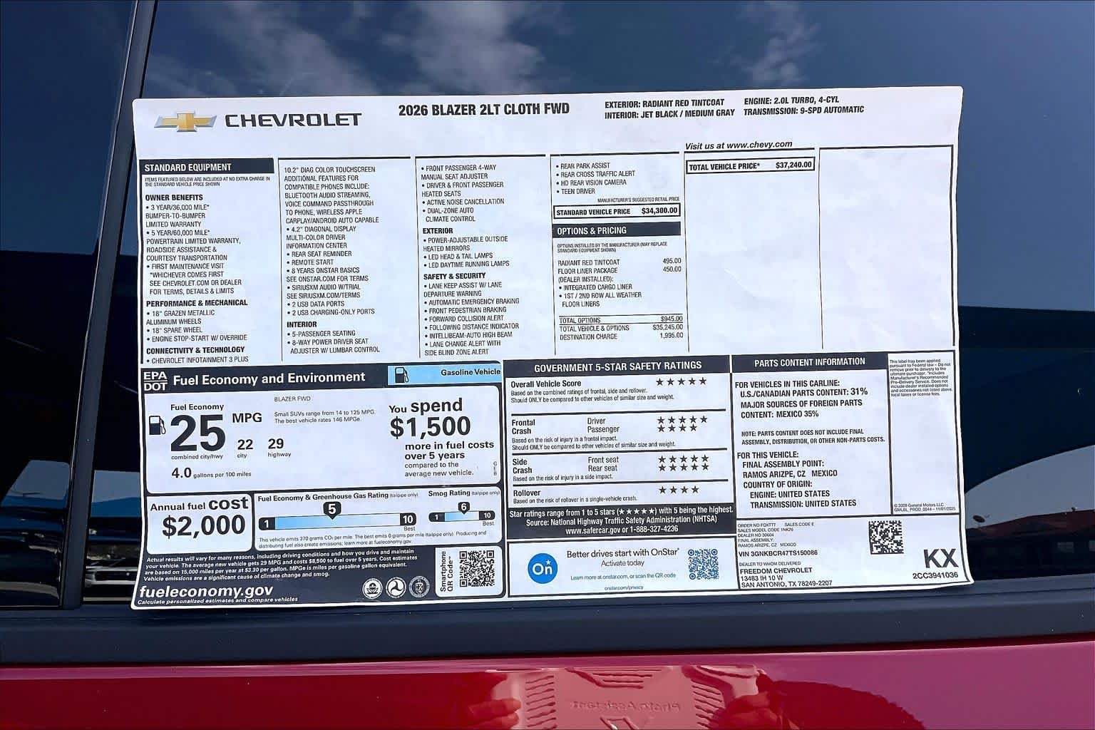 2026 Chevrolet Blazer 2LT - Photo 18