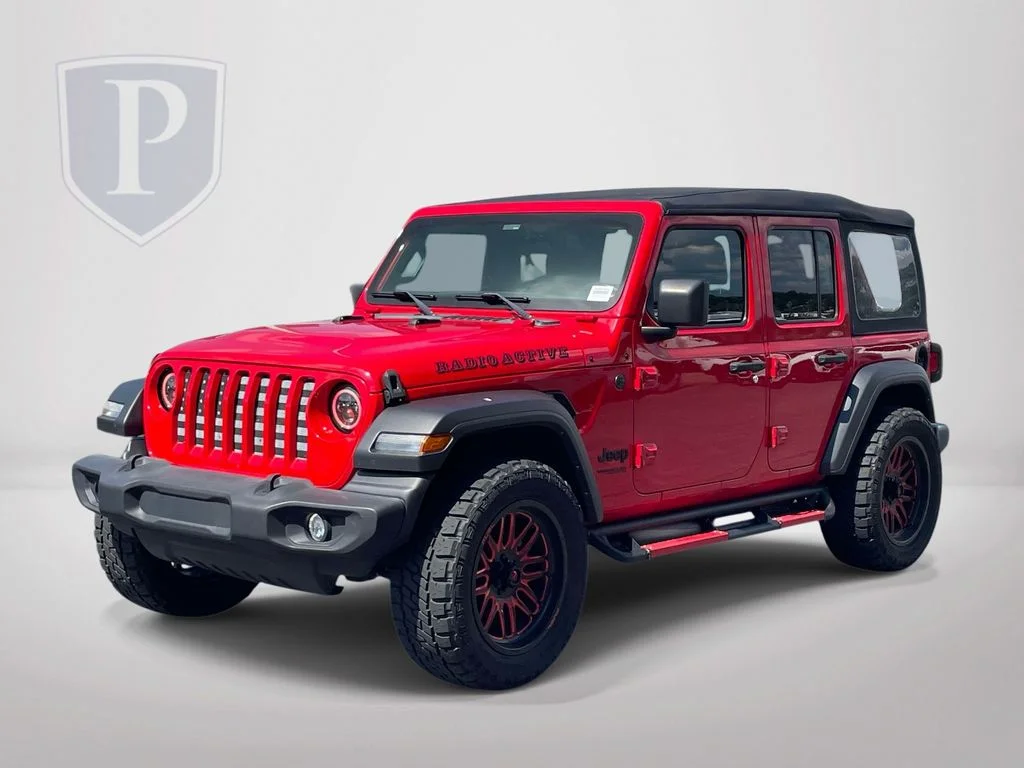 Used 2022 Red Jeep Unlimited Sport image 4