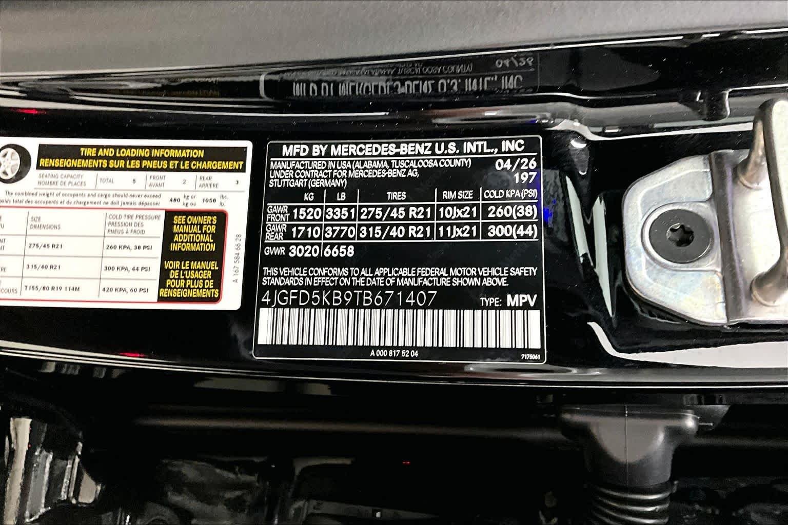 New 2026 Obsidian Black Metallic Mercedes-Benz GLE 450 image 21