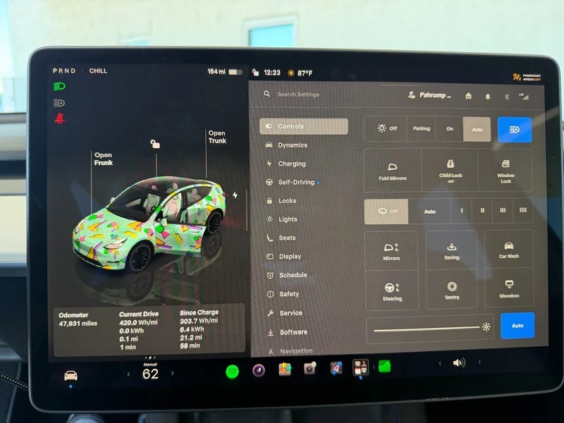 Used 2022 White Tesla Performance image 9