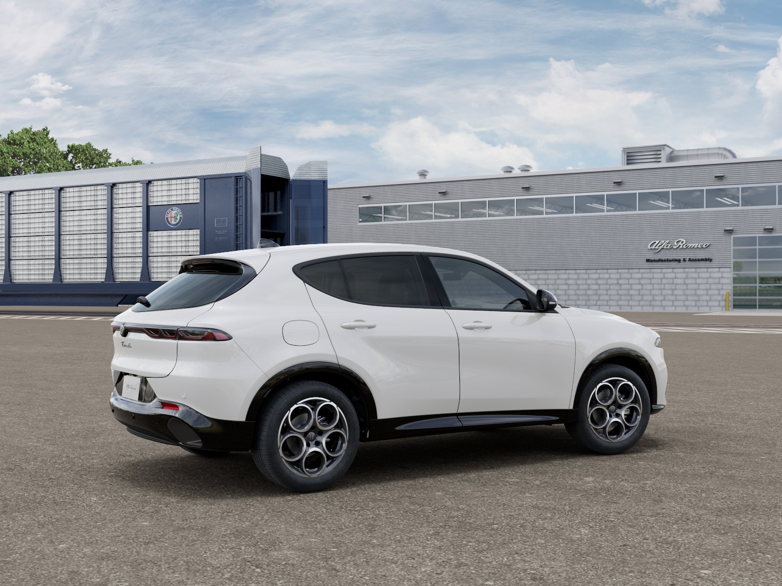 New 2026 Milano White Exterior Paint Alfa Romeo Base image 2