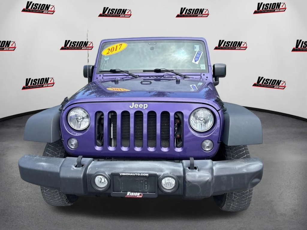 Used 2017 Purple Jeep Unlimited Sport image 2