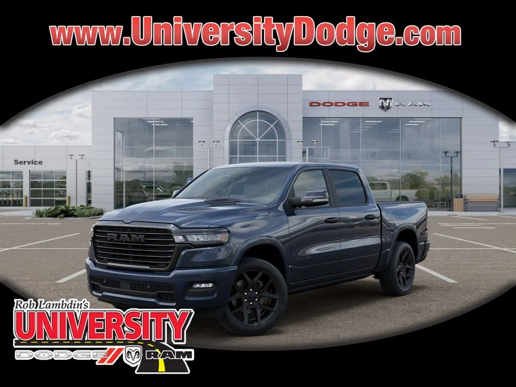 New 2026 Forged Blue Metallic Exterior Paint RAM Laramie image 1