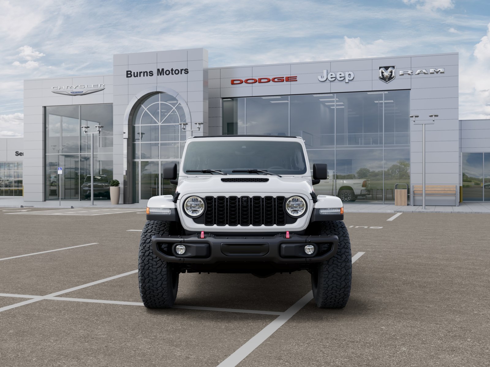 New 2026 Bright White Clear-Coat Exterior Paint Jeep Rubicon X 4-Door image 32