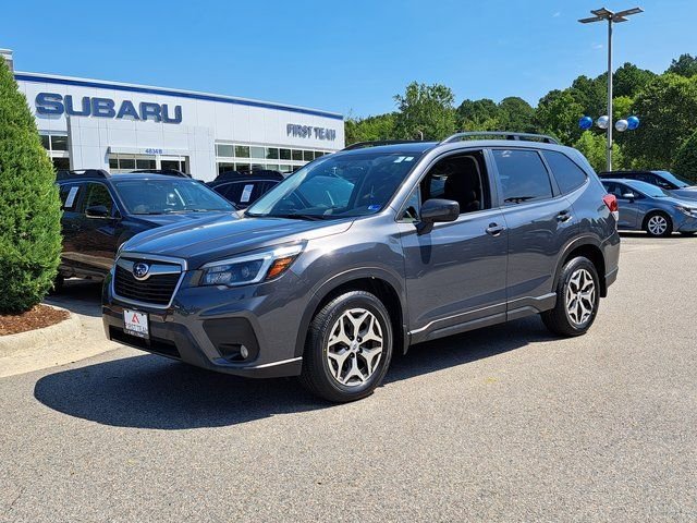 Certified Used 2021 Gray Subaru Premium image 2