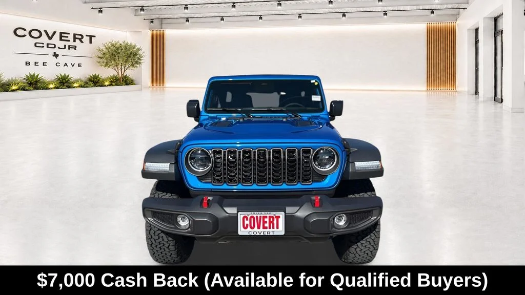New 2026 Hydro Blue Pearl-Coat Exterior Paint Jeep Rubicon image 3