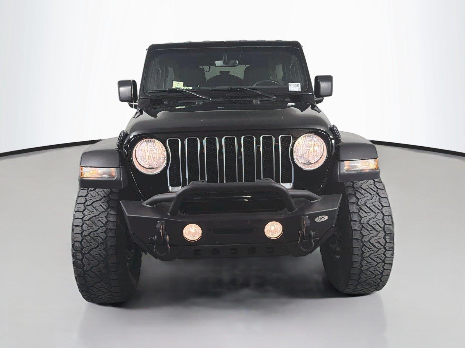 Used 2020 Black Jeep Sahara 4X4 image 2