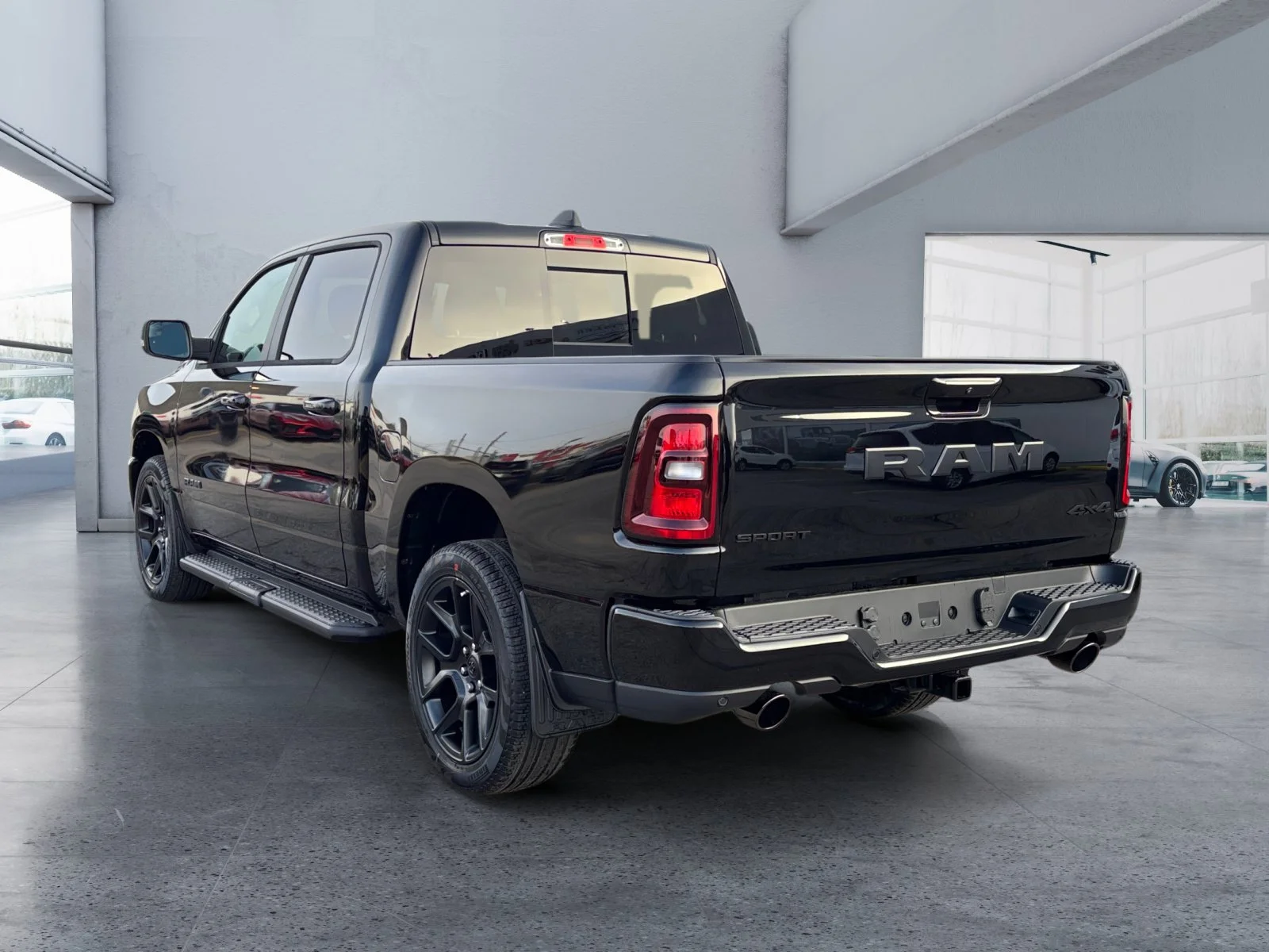 New 2027 Diamond Black Crystal Pearl Ram Sport image 3