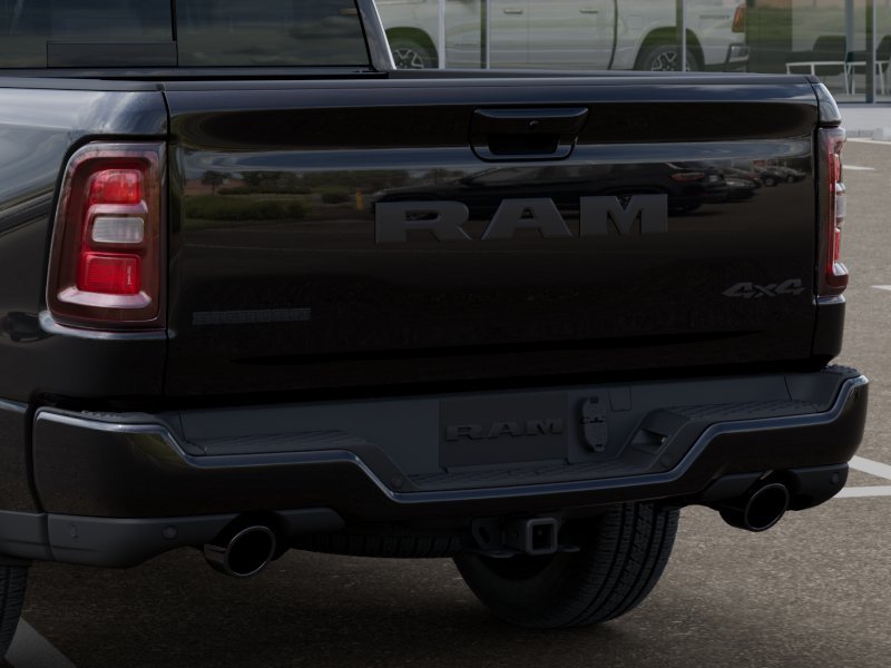 New 2026 Diamond Black Crystal Pearl-Coat Exterior Paint RAM Big Horn Crew Cab 4x4 5