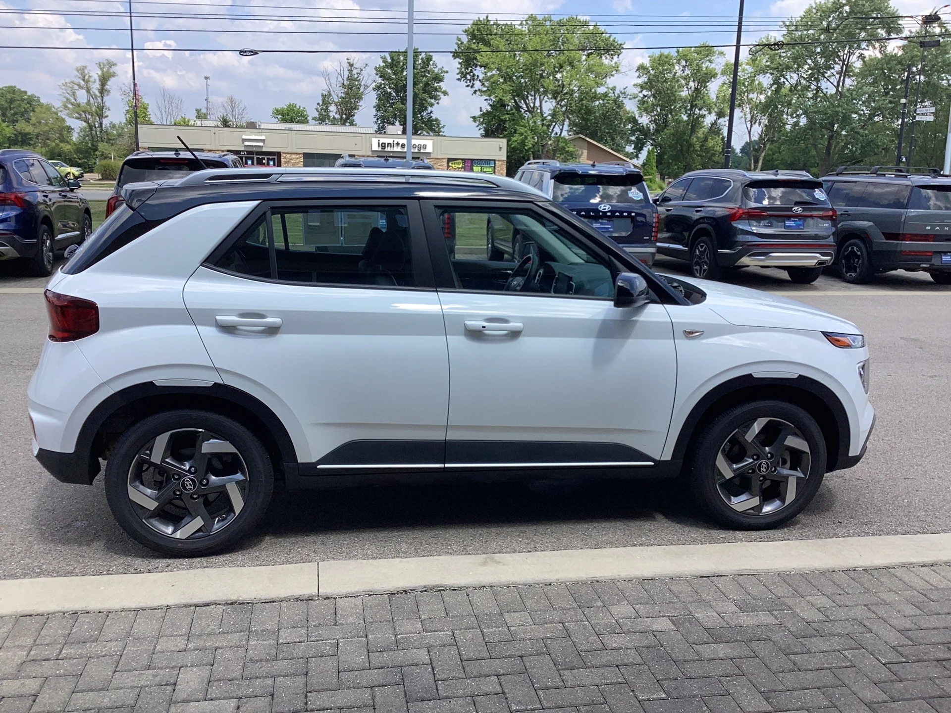 Certified Used 2026 Lunar White/Black Roof Hyundai  image 3