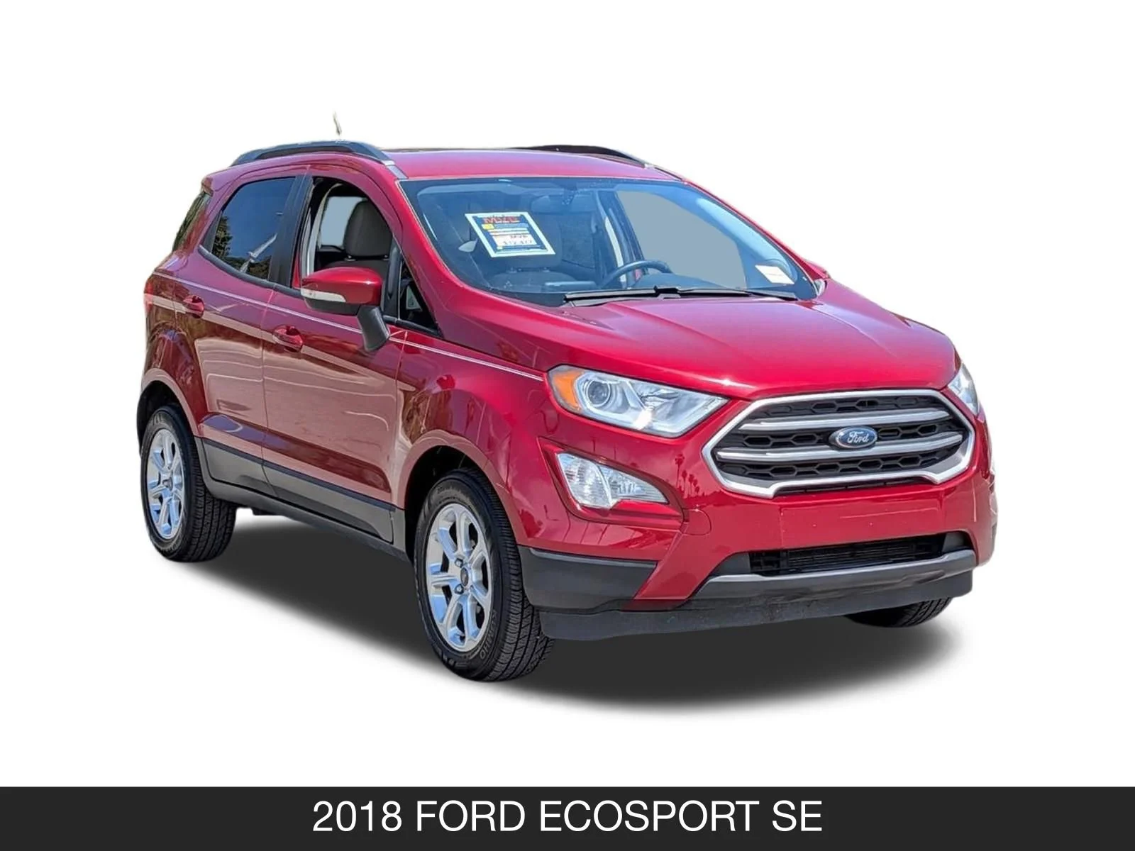 Used 2018 Ruby Red Metallic Ford SE image 2