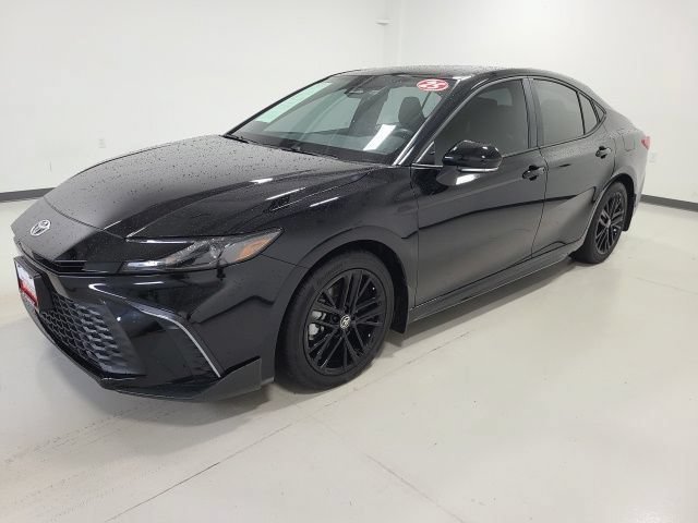 Certified Used 2025 Midnight Black Metallic Toyota SE image 3