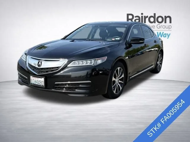 Used 2015 Crystal Black Pearl Acura Tech image 3
