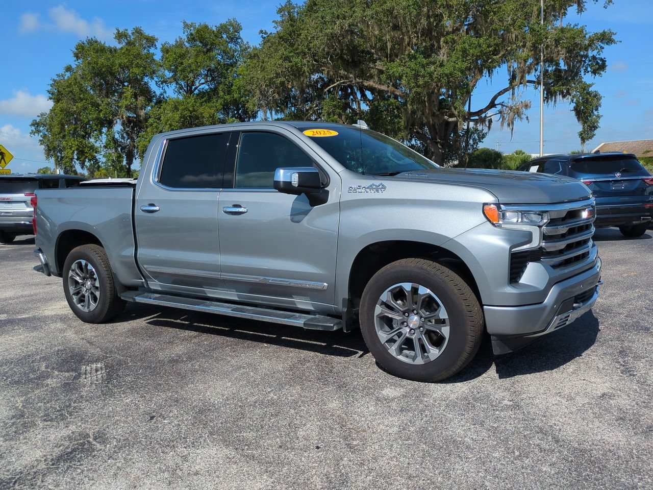 Used 2025 Sterling Gray Metallic Chevrolet High Country image 2