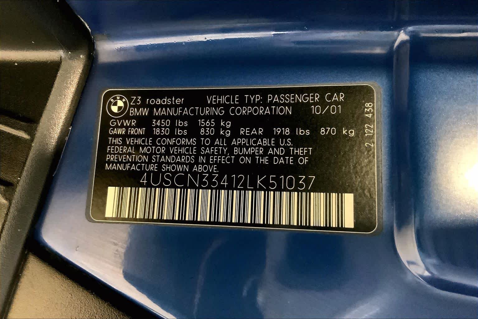Used 2002 Topaz Blue Metallic BMW 2.5i image 35