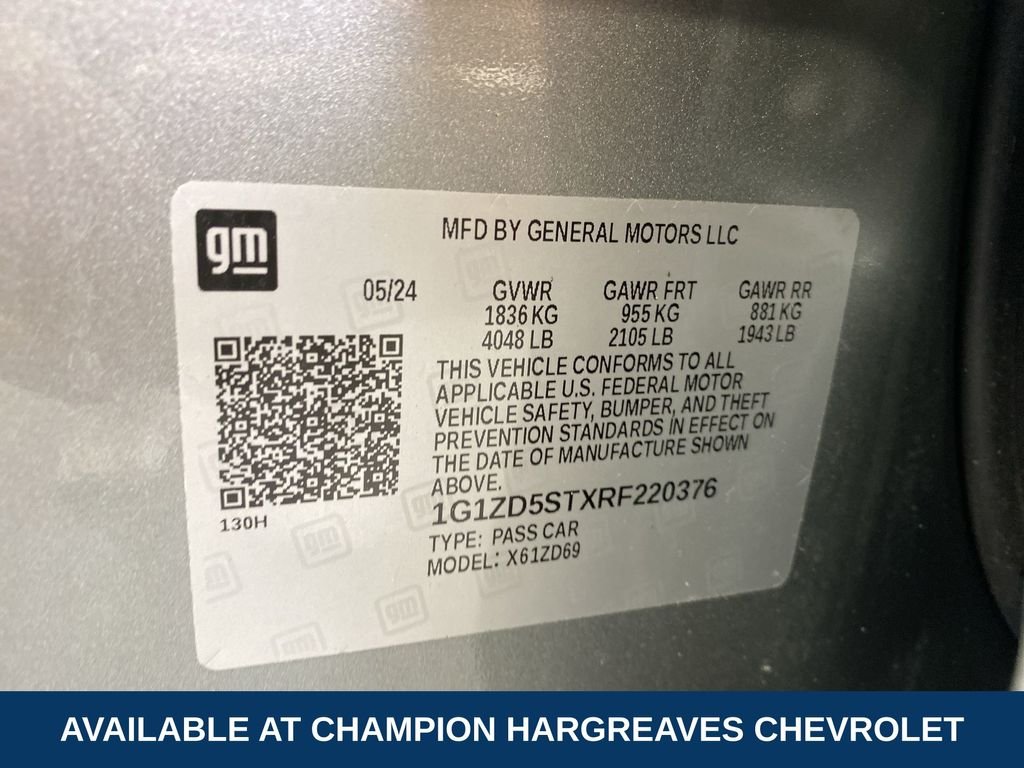 Used 2024 Sterling Gray Metallic Chevrolet LT image 42