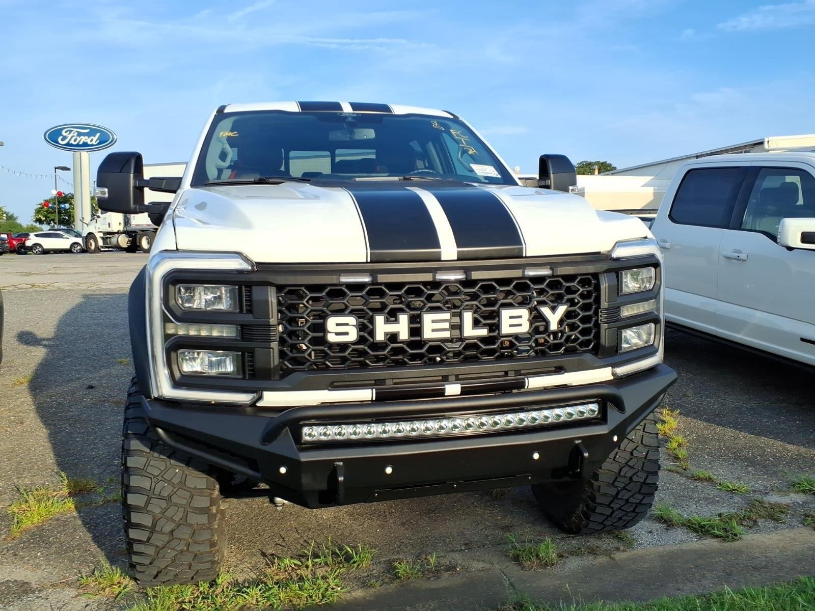 Used 2024 Star White Metallic Tri-Coat Ford LARIAT image 2