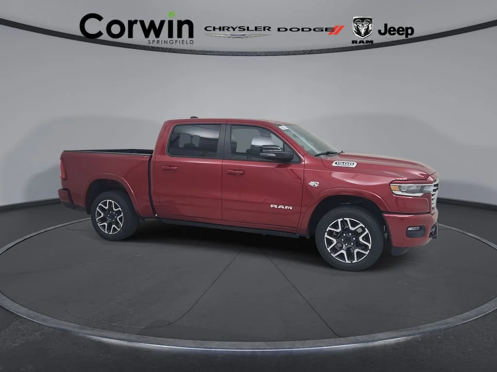 New 2026 Molten Red Pearl-Coat Exterior Paint RAM Laramie image 1